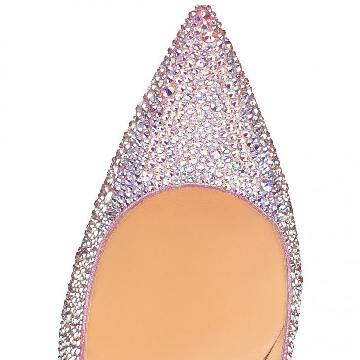 Christian Louboutin Pumps Kate Strass 100mm Aurora Borealis Strass - Image 4