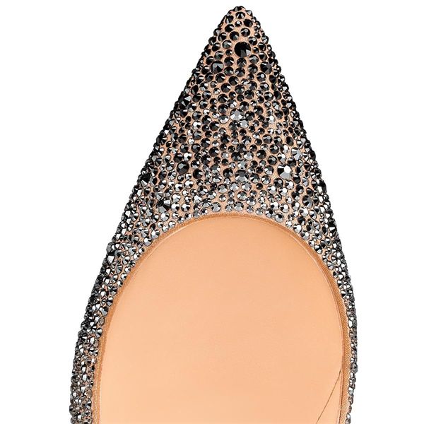 Christian Louboutin Pumps Kate Strass 85mm Black/nude Strass - Image 4