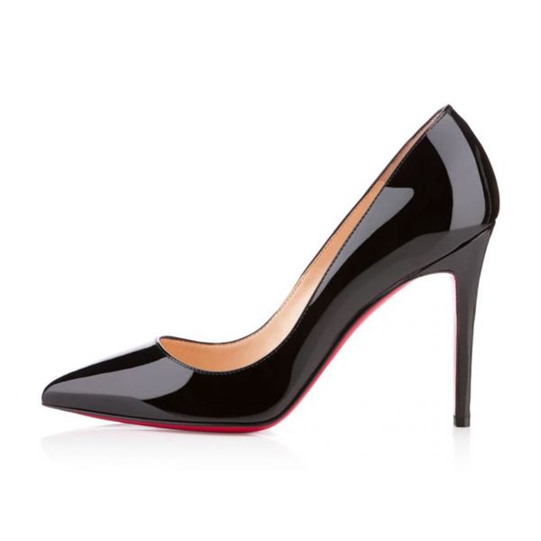 Christian Louboutin Pumps Pigalle 100mm Patent Leather Black - Image 3