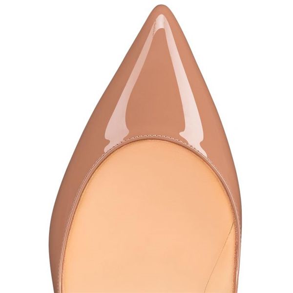 Christian Louboutin Pumps Pigalle 85mm Nude Patent Leather - Image 5