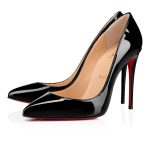 Christian Louboutin Pumps Pigalle Follies 100mm Patent Leather Black