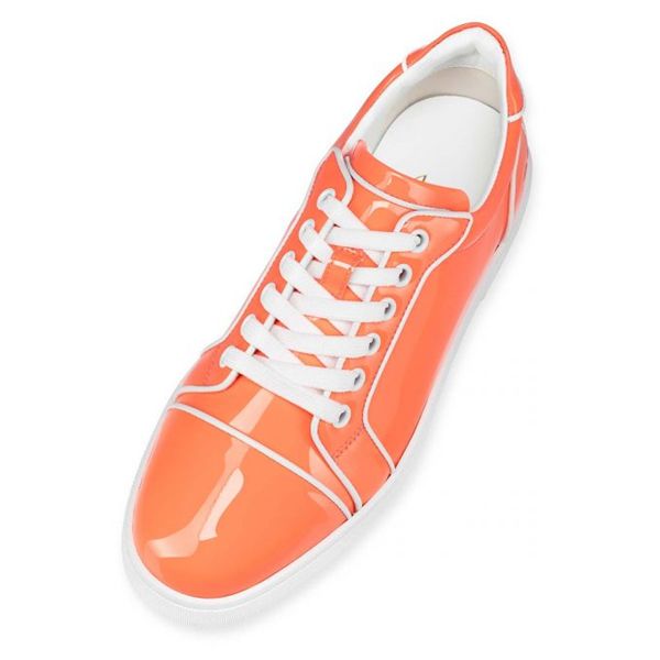 Christian Louboutin Sneaker Fun Vieira Orlato Drag/bianco Patent - Image 5