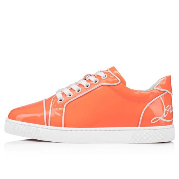 Christian Louboutin Sneaker Fun Vieira Orlato Drag/bianco Patent - Image 3