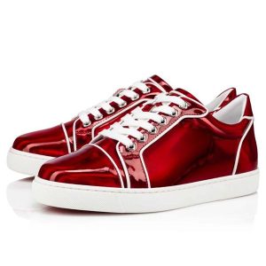 Christian Louboutin Sneaker Vieira Orlato Flat Loubi/bianco Patent