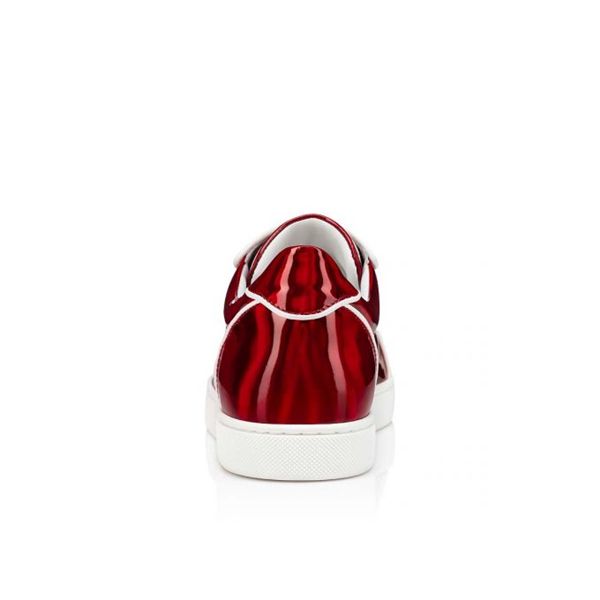Christian Louboutin Sneaker Vieira Orlato Flat Loubi/bianco Patent - Image 4