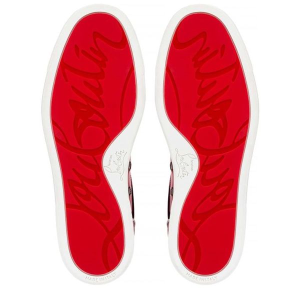 Christian Louboutin Sneaker Vieira Orlato Flat Loubi/bianco Patent - Image 6