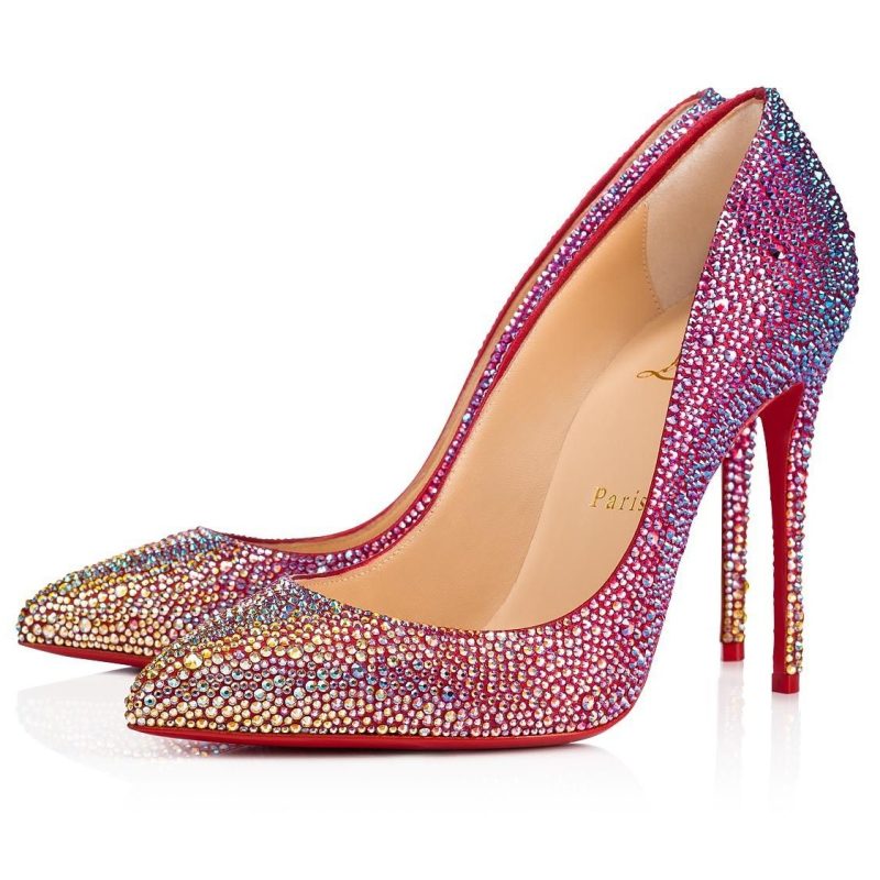 Christian Louboutin Pumps Kate Strass Degrade 100mm Red